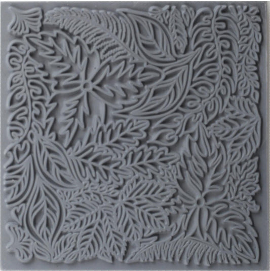 Leaves texture plate cernit - Grey (Pack x10)