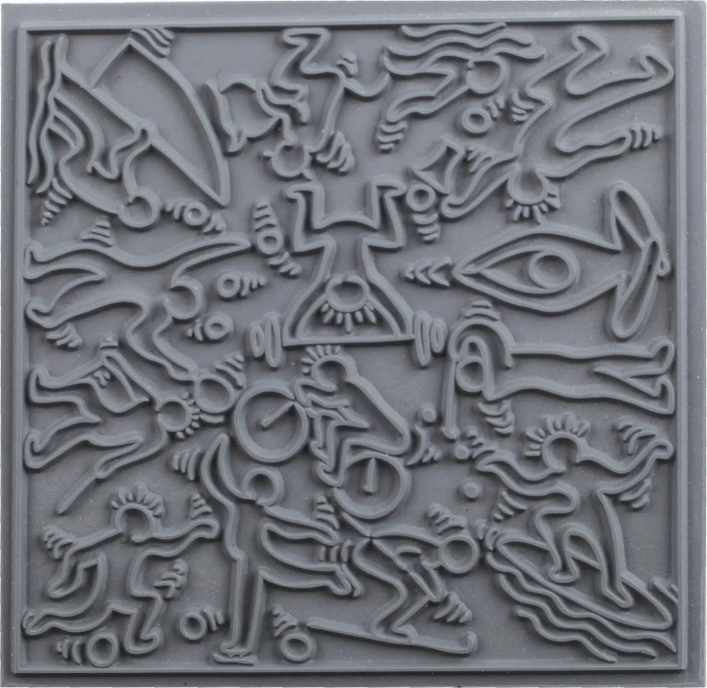 Cernit texture plate Sports - Grey (Pack x10)