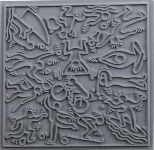 Cernit texture plate Sports - Grey (Pack x10)