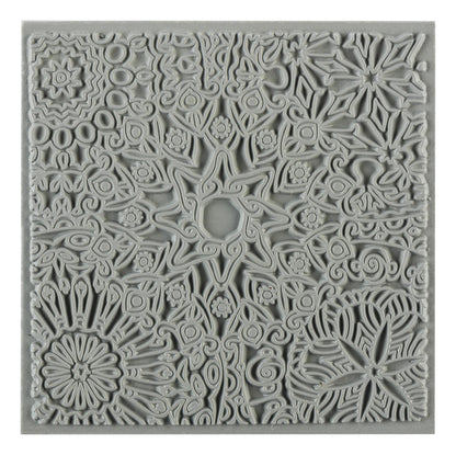 Cernit Mandala texture plate - Grey (Pack x10)