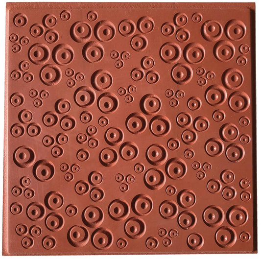 Cernit texture plate Clovers - Grey (Pack x10)