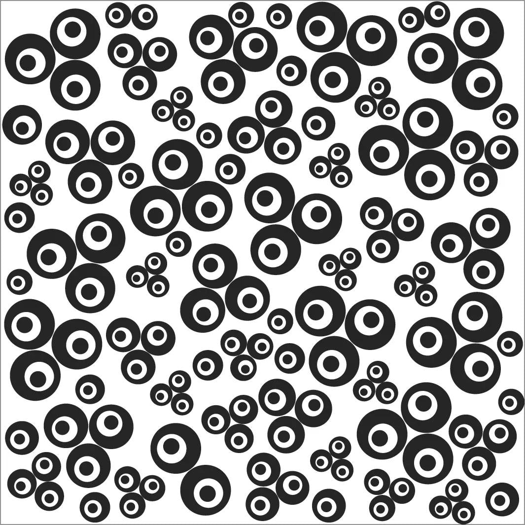 Cernit texture plate Clovers - Grey (Pack x10)