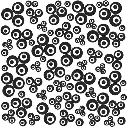 Cernit texture plate Clovers - Grey (Pack x10)