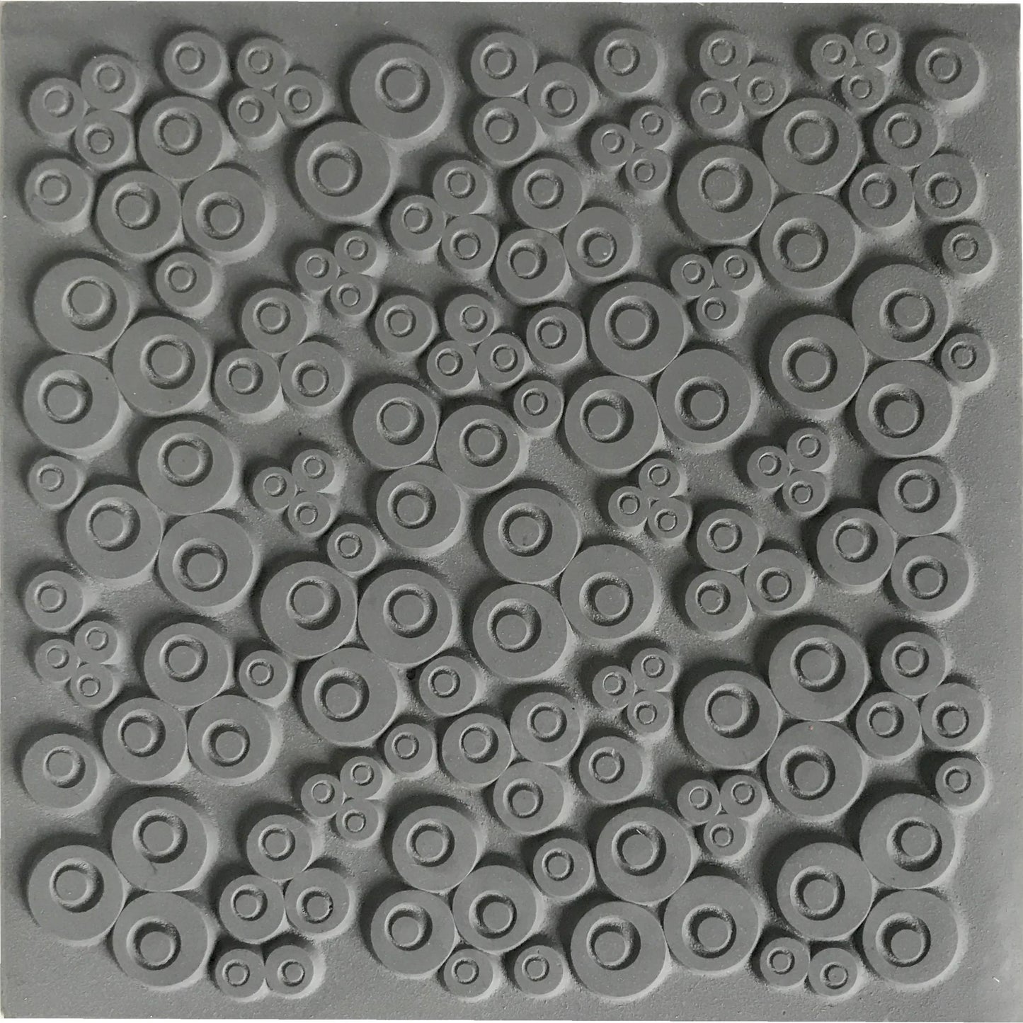 Cernit texture plate Clovers - Grey (Pack x10)