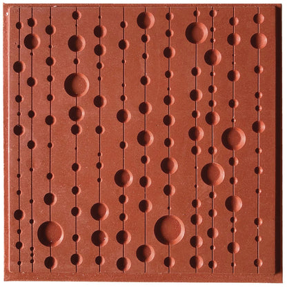 Cernit Pop Curtain texture plate - Grey (Pack x10)