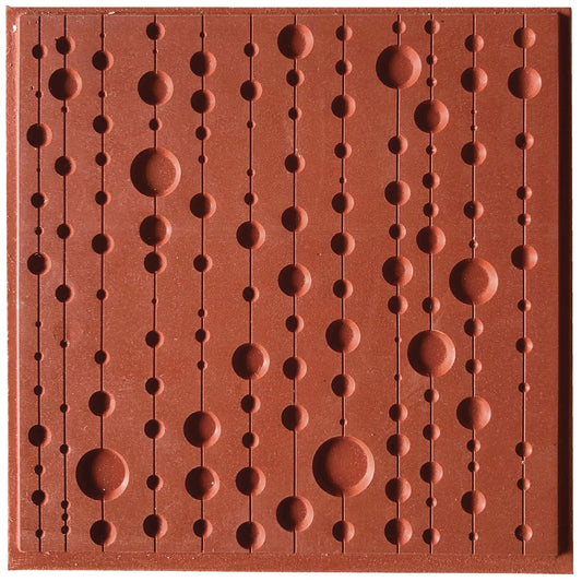 Cernit Pop Curtain texture plate - Grey (Pack x10)