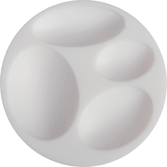 Cernit silicone mould ø 7 cm Oval cabochons - White (Pack x10)