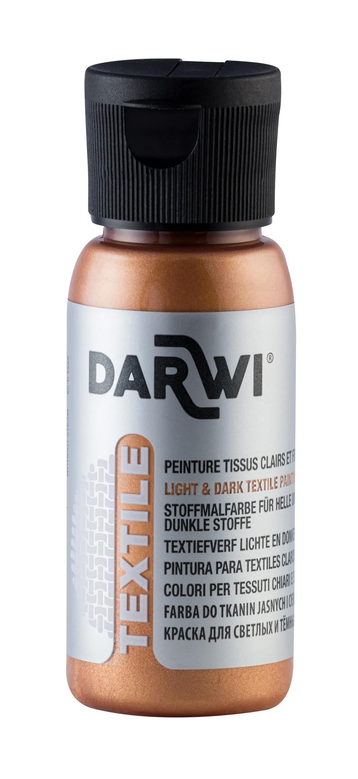 DARWI 50 ml Edelstahl Paint Bottle - Kupfer (Paket x4)