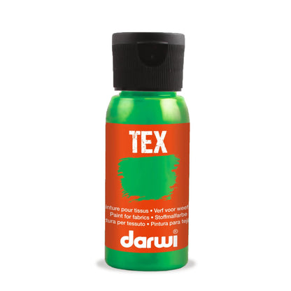 DARWI 50 ml Opaque Tessile Vernice Bottiglia - Kaki (Pacchetto x4)