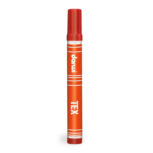 DARWI Marker Textile Paint Fine Conical Point 3mm - Carmin 420 (Pack x10)