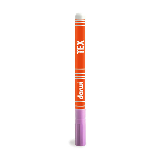 DARWI Marker Textile Paint Fine Conical Point 1mm - Lilas 931 (Pack x10)