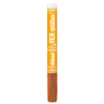 DARWI Marker Textile Painting Threaded Fine Conical Point 2mm - Copper 057 (Pack x6)