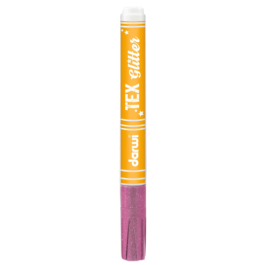DARWI Marker Textile Painting Strawberry Fine Conical Point 2mm - Pink 475 (Pack x6)