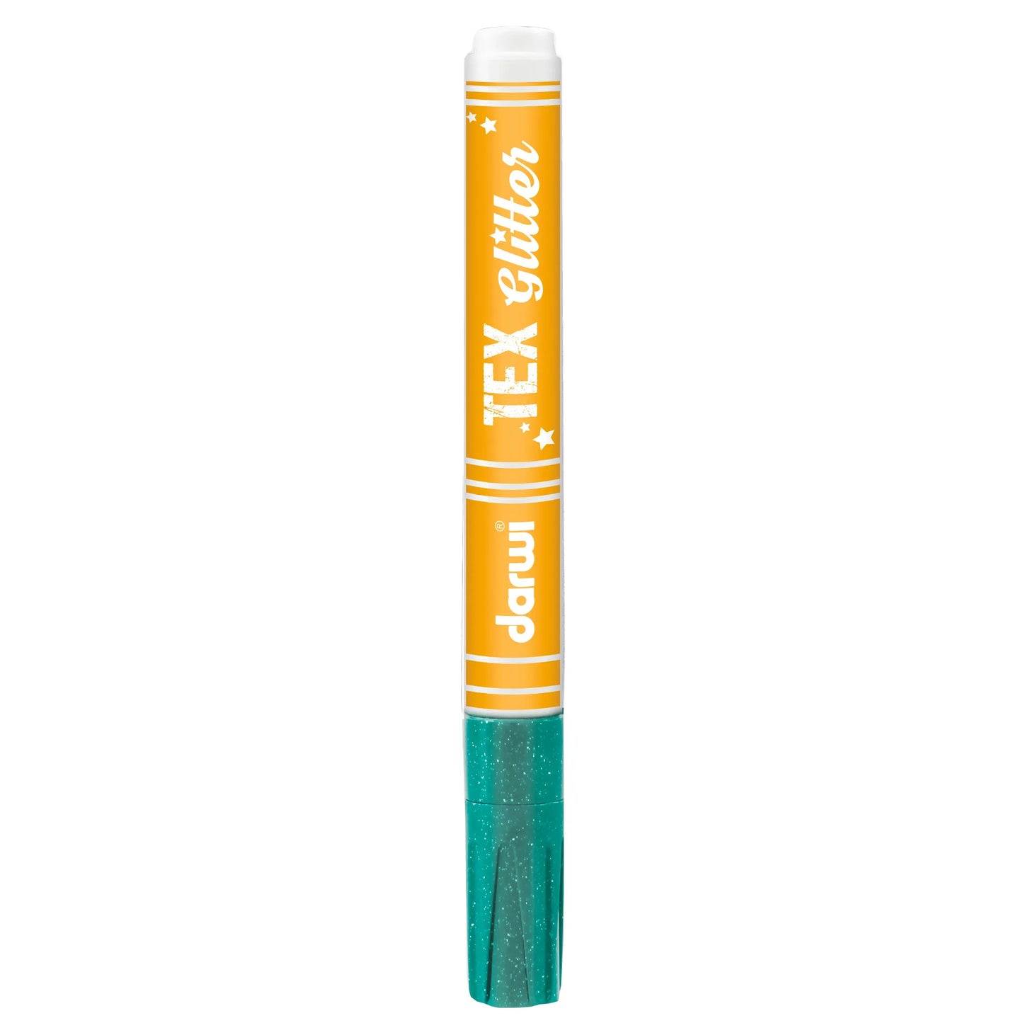 DARWI Marker Textile Painting Threaded Fine Conical Point 2mm - Turquoise 676 (Pack x6)
