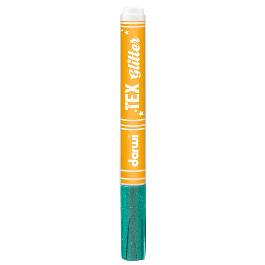 DARWI Marker Textile Painting Threaded Fine Conical Point 2mm - Turquoise 676 (Pack x6)