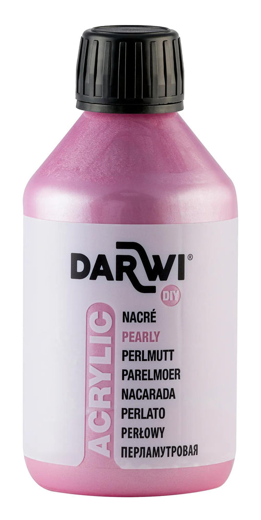 Darwi 250 ml bottle of Universal Acrylic Paint Naked - Pink 475 (Pack x3)