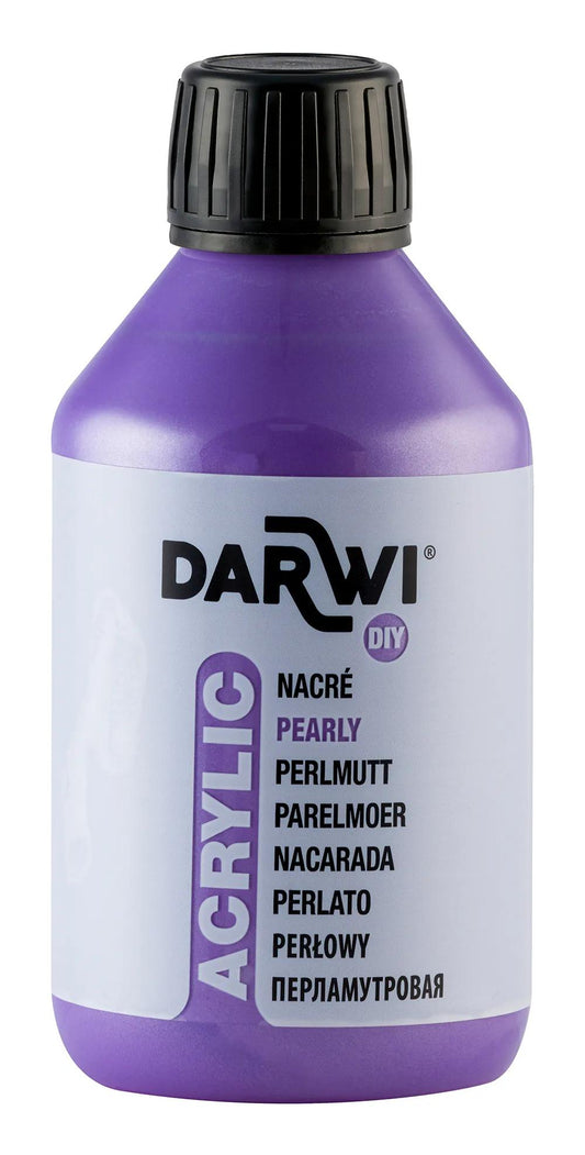 Darwi 250 ml bottle of Universal Acrylic Paint Naked - Lilas 931 (Pack x3)