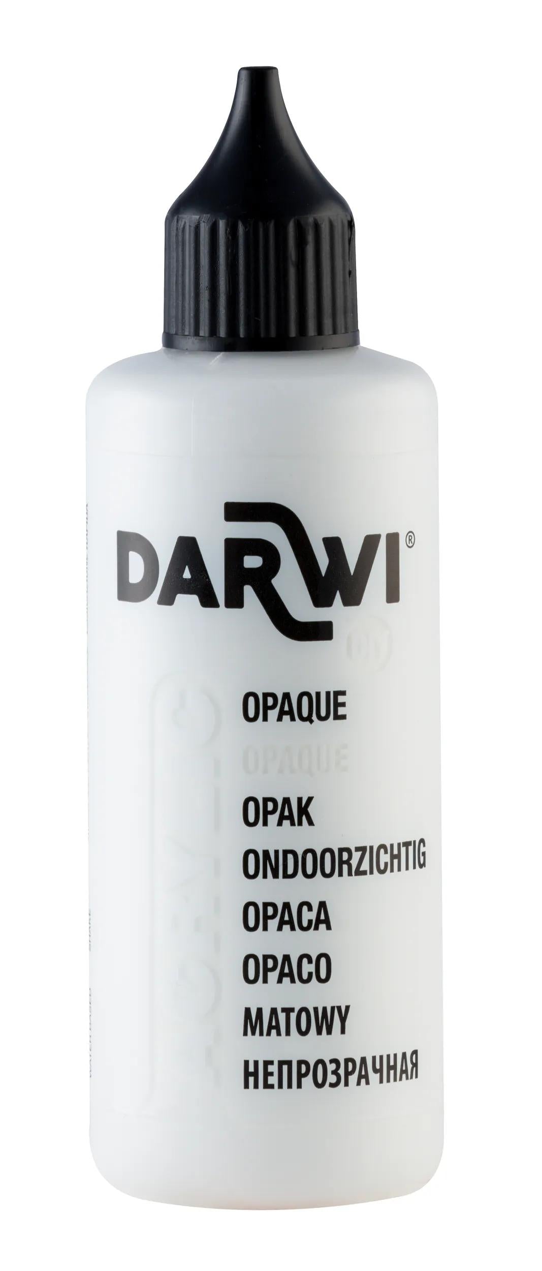 Darwi 80ml Bottle Universal Opaque Acrylic Painting - White 010 (Pack x5)