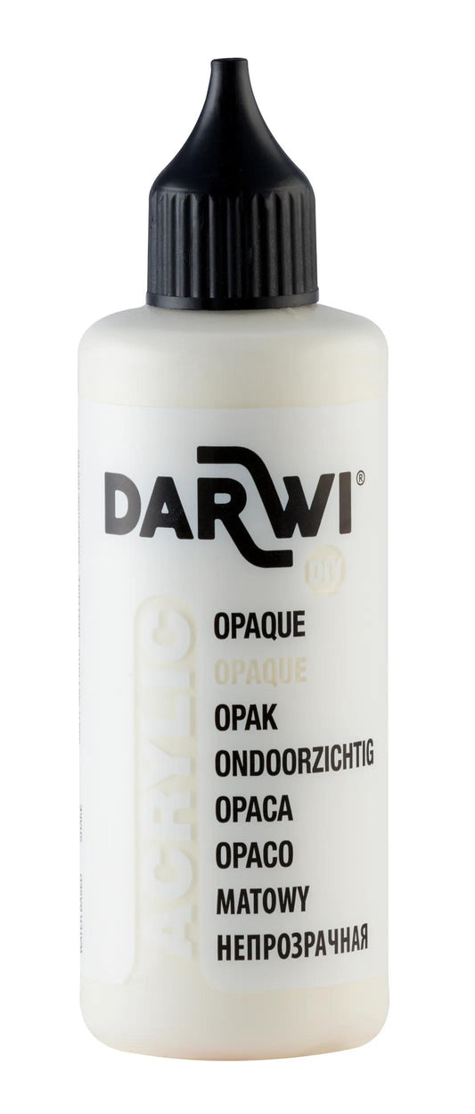 Darwi 80ml bottle Universal Acrylic Painting Opaque - Ivory 015 (Pack x5)