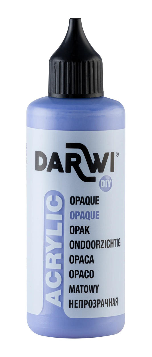 Darwi 80 ml bottle of Universal Acrylic Paint Opaque - Lavender 243 (Pack x5)