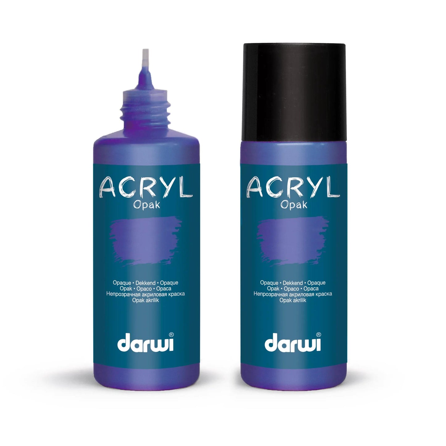 Darwi 80 ml bottle of Universal Opaque Acrylic Painting - Prussia Blue 262 (Pack x5)