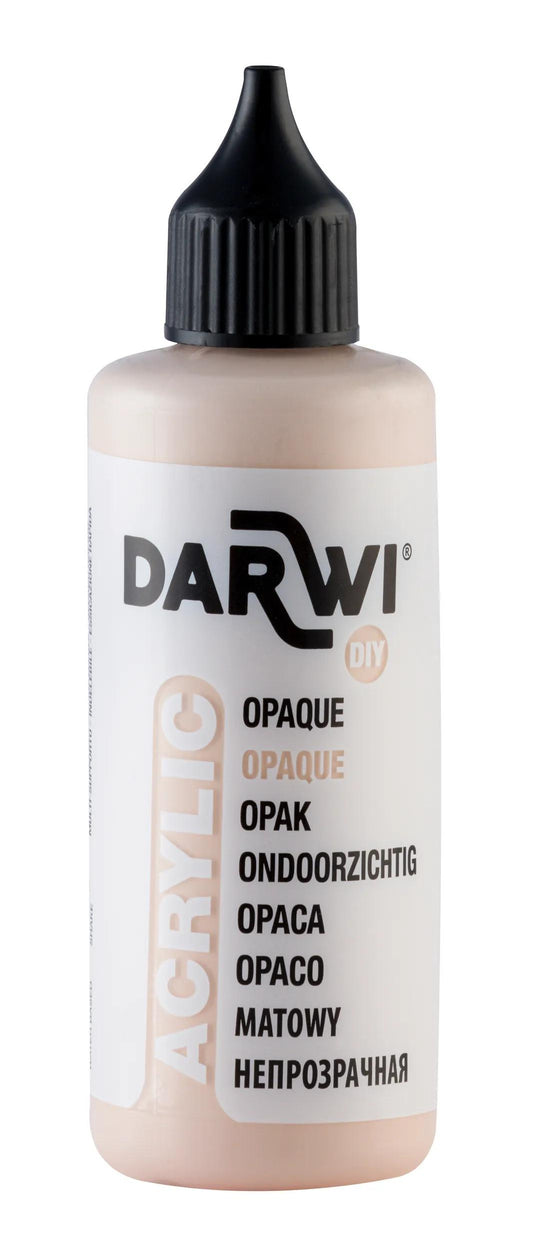 Darwi 80 ml bottle of Universal Acrylic Paint Opaque - Nude 425 (Pack x5)