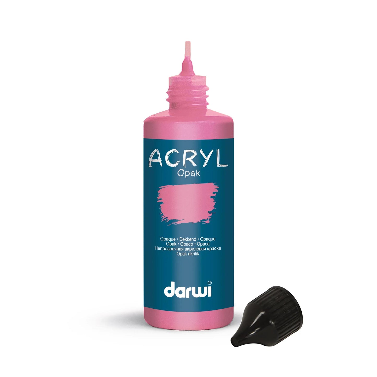 Darwi 80 ml bottle of Universal Opaque Acrylic Painting - Old rose 483 (Pack x5)