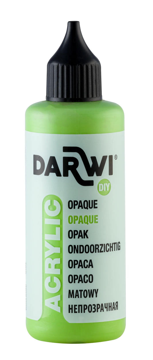 Darwi 80 ml bottle of Universal Opaque Acrylic Painting - Green Prairie 611 (Pack x5)
