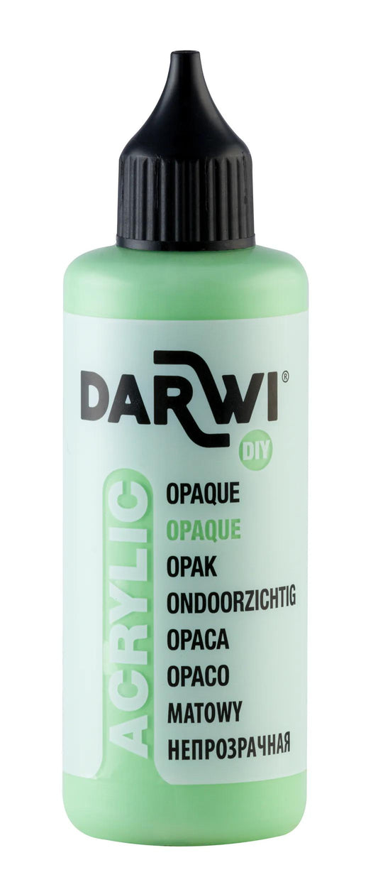 Darwi 80 ml bottle of Universal Opaque Acrylic Painting - Pastel green 659 (Pack x5)