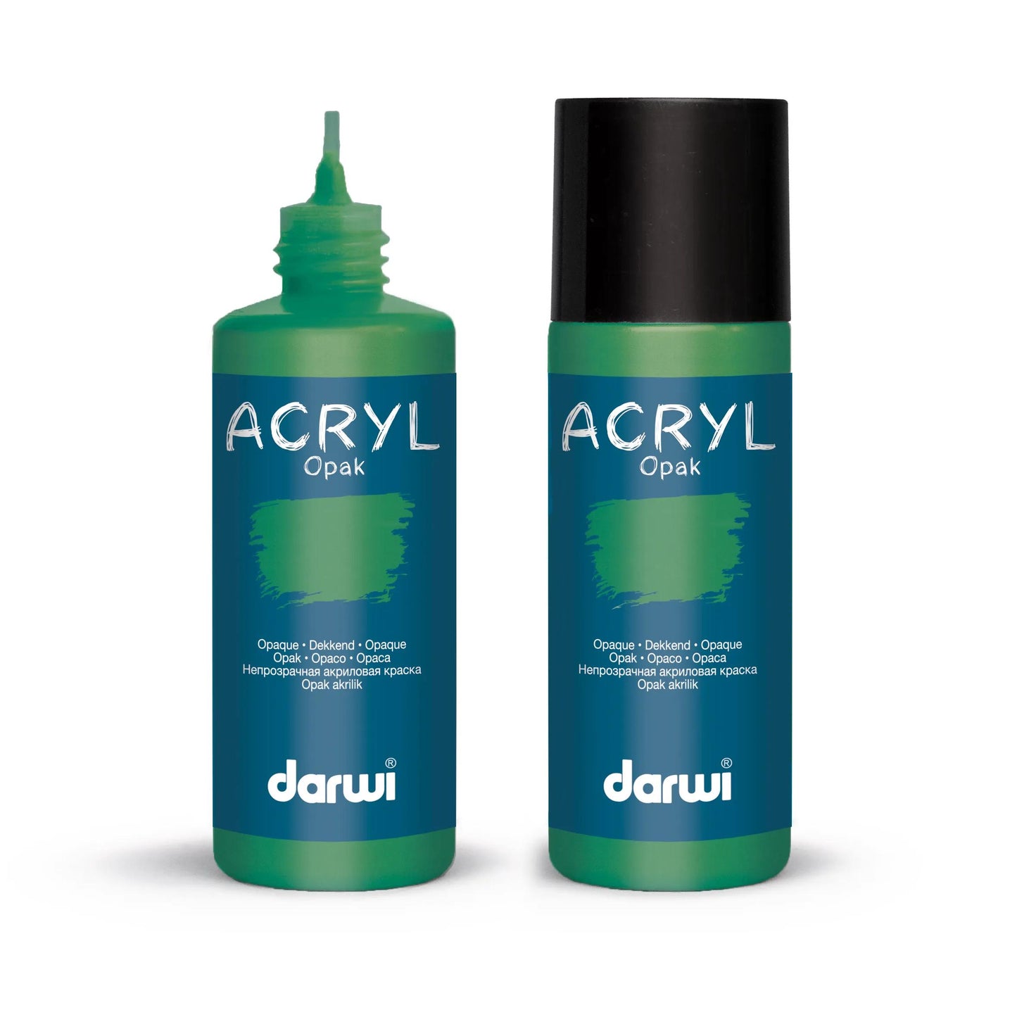 Darwi 80 ml bottle of Universal Opaque Acrylic Painting - Kaki 662 (Pack x5)