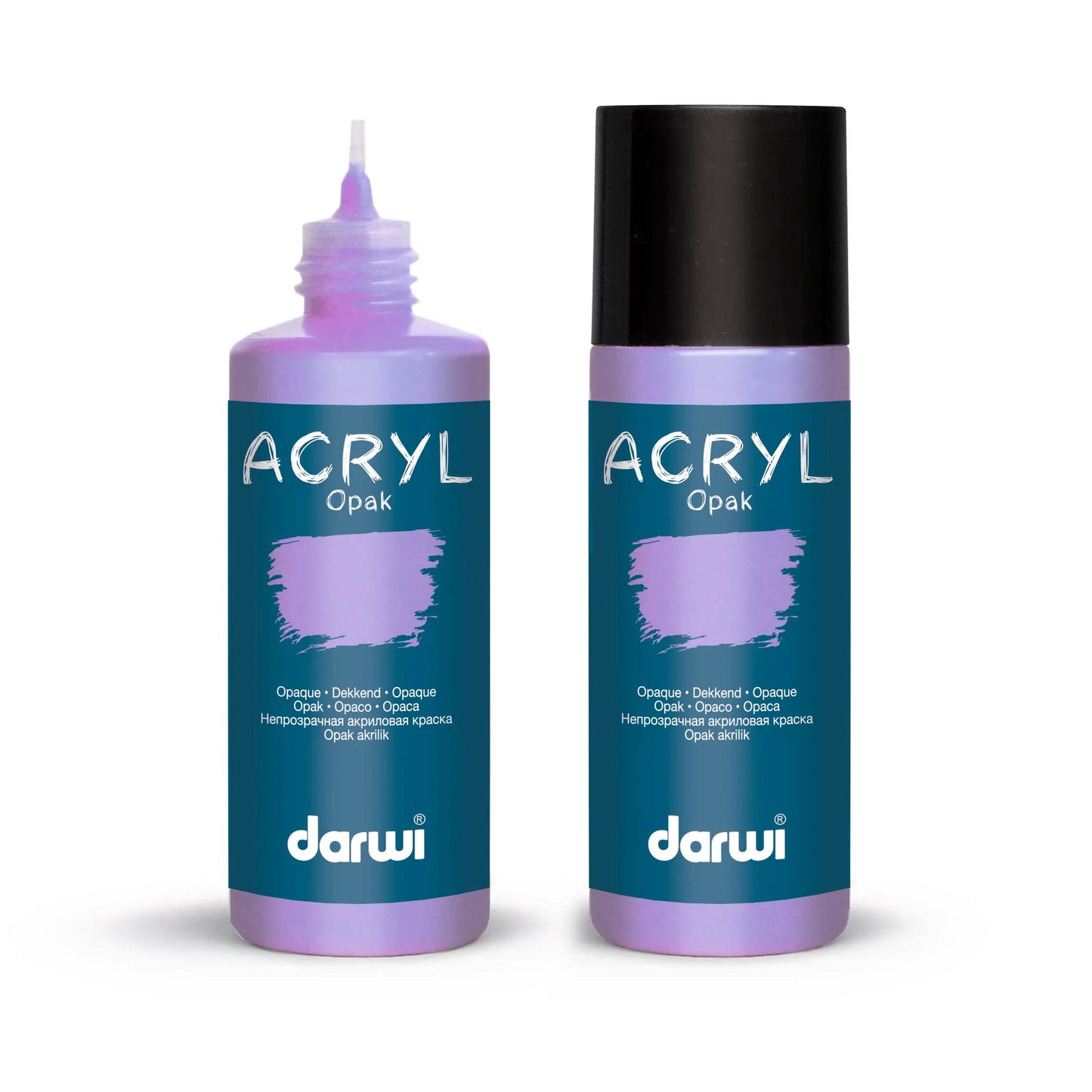 Darwi 80 ml bottle of Universal Opaque Acrylic Painting - Lilas 931 (Pack x5)