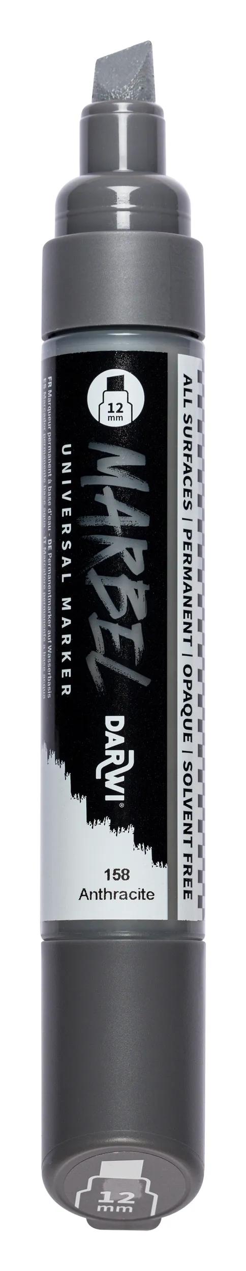 MARBEL Universal Marker Pointe Biseau Large 12mm - Anthracite 158 (Pack x3)