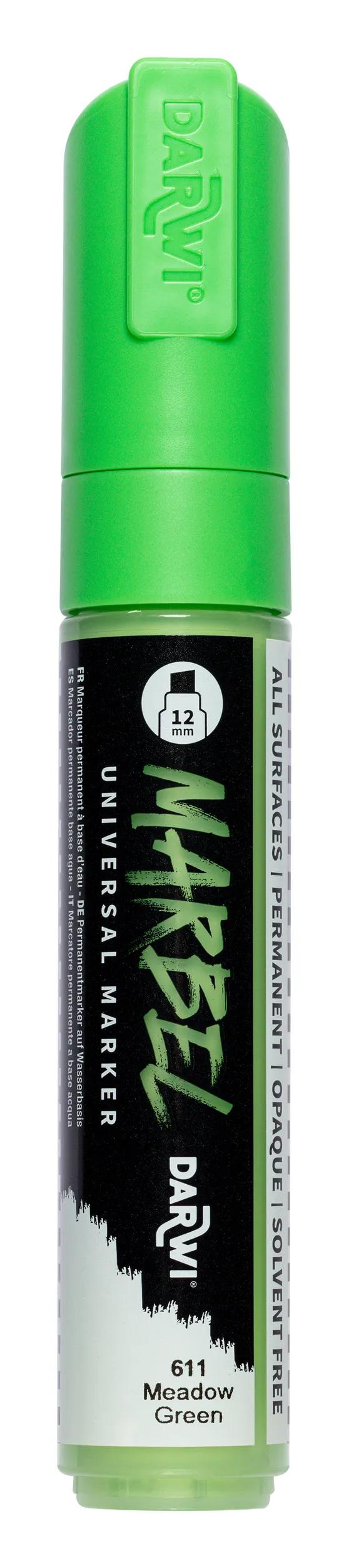 MARBEL Universal Marker Pointe Biseau Large 12mm - Green Prairie 611 (Pack x3)