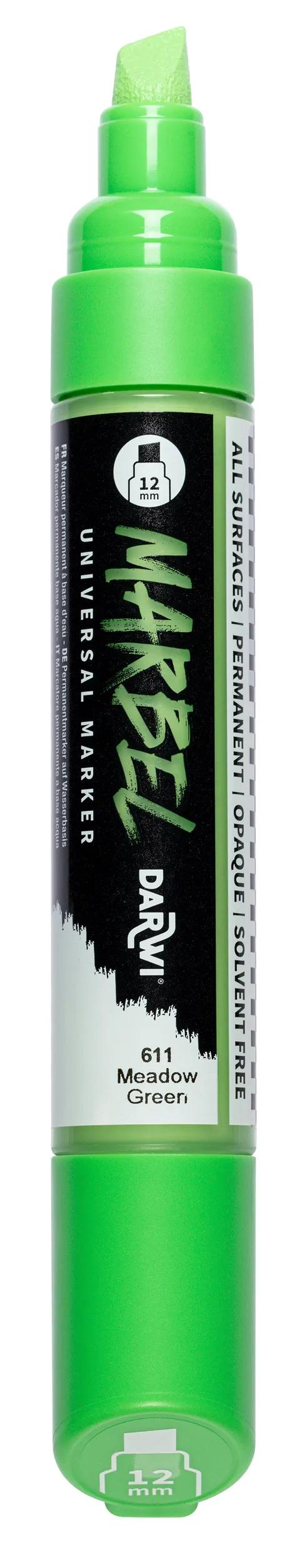 MARBEL Universal Marker Pointe Biseau Large 12mm - Green Prairie 611 (Pack x3)