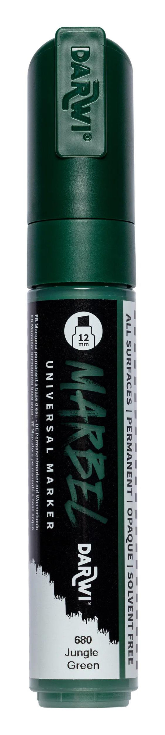 MARBEL Universal marker Pointe Biseau Large 12mm - Green jungle 680 (Pack x3)