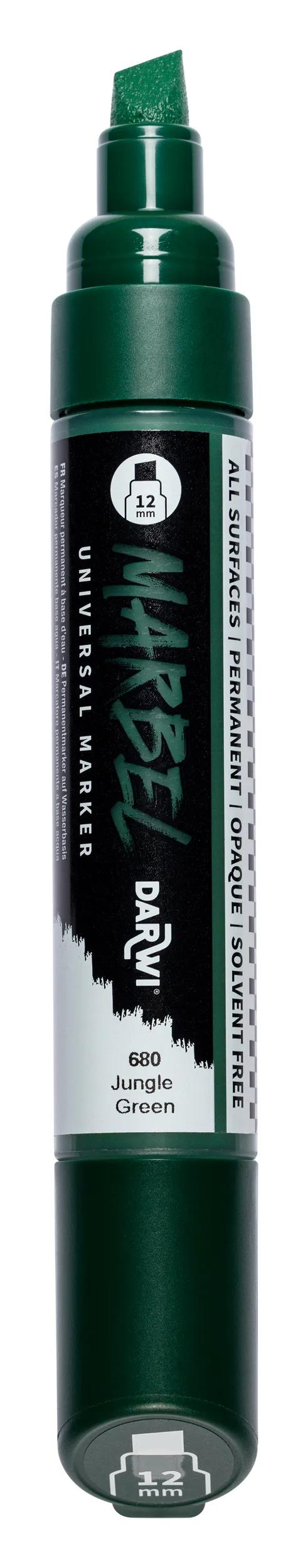 MARBEL Universal marker Pointe Biseau Large 12mm - Green jungle 680 (Pack x3)