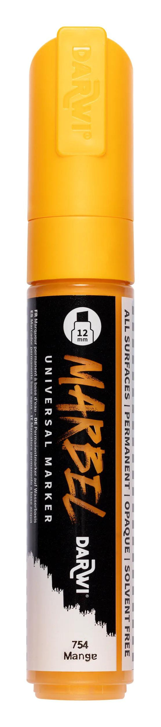 MARBEL Universal Marker Pointe Biseau Large 12mm - Mango 754 (Pack x3)
