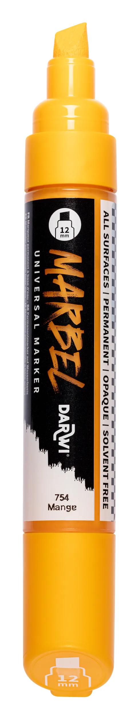 MARBEL Universal Marker Pointe Biseau Large 12mm - Mango 754 (Pack x3)