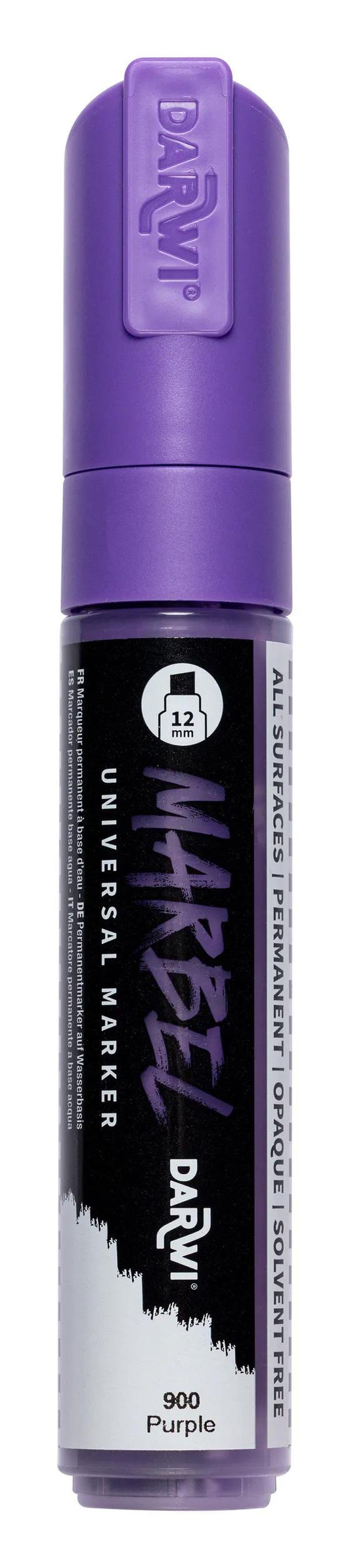 MARBEL Universal Marker Pointe Biseau Large 12mm - Violet 900 (Pack x3)