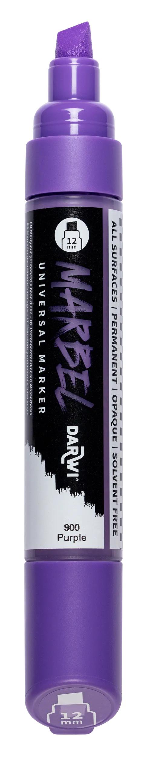 MARBEL Universal Marker Pointe Biseau Large 12mm - Violet 900 (Pack x3)