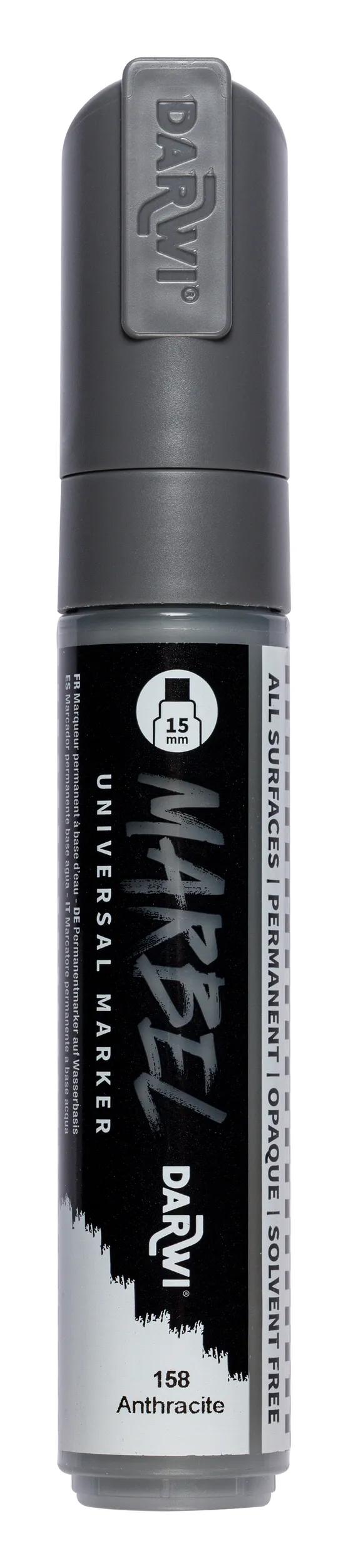 MARBEL Universal Marker Point Rectangular Large 15mm - Anthracite 158 (Pack x3)