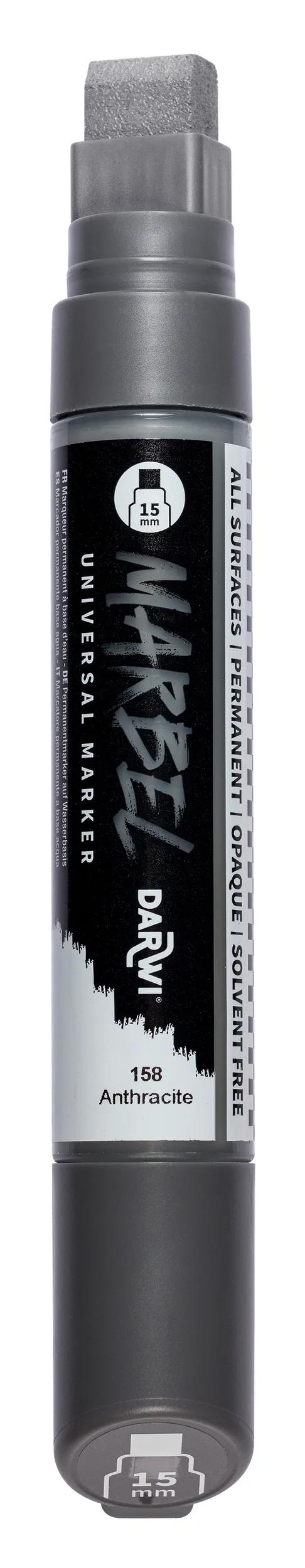 MARBEL Universal Marker Point Rectangular Large 15mm - Anthracite 158 (Pack x3)
