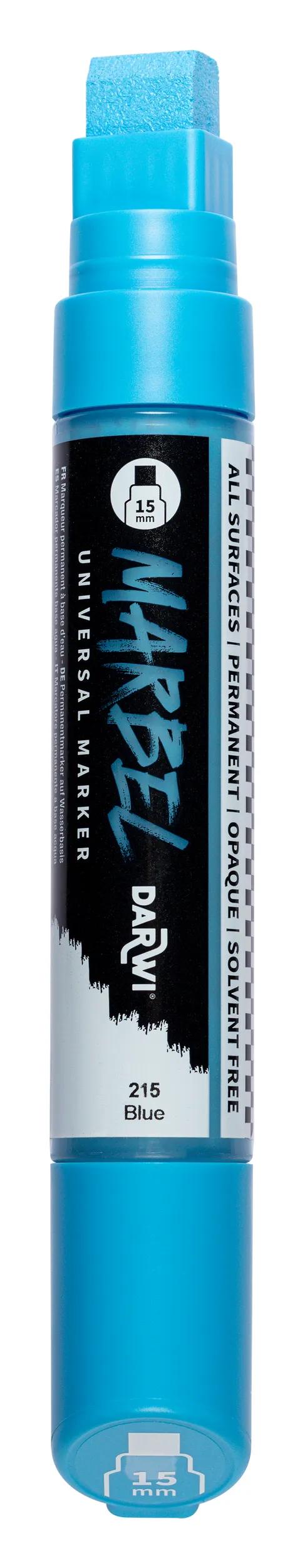 MARBEL Universal Marker Point Rectangular Large 15mm - Blue 215 (Pack x3)