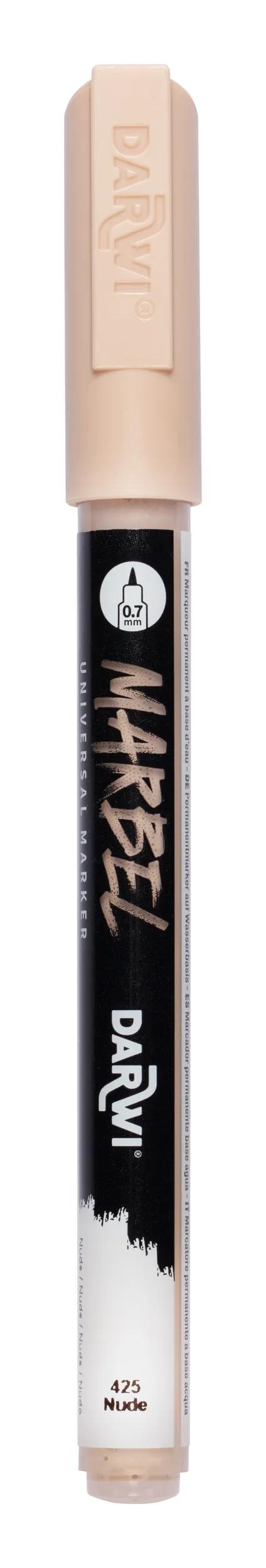 MARBEL Universal Point Marker Extra Fine 0.7mm - Nude 425 (Pack x6)