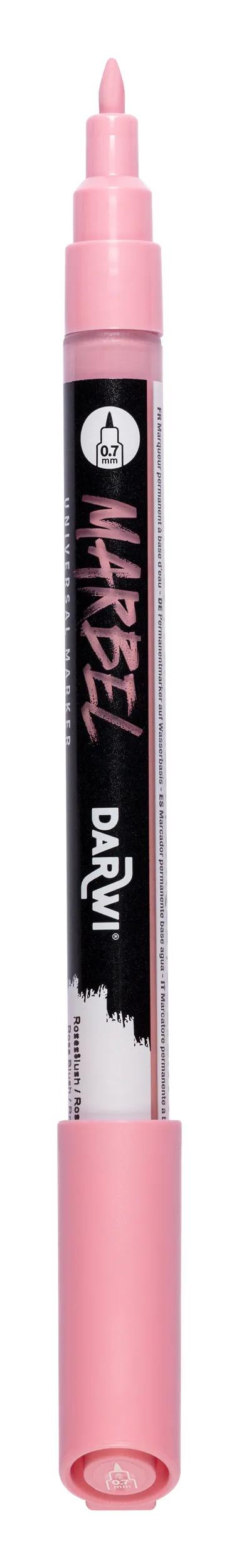 MARBEL Universal Point Marker Extra Fine 0.7mm - Pink blush 477 (Pack x6)