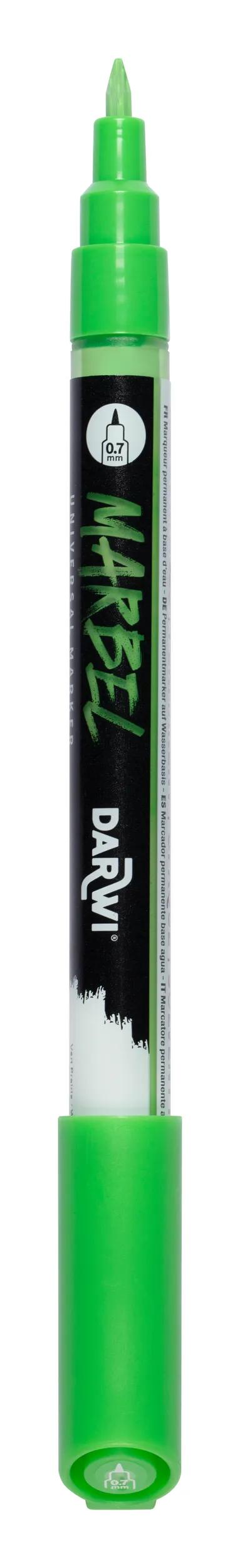 MARBEL Universal Point Marker Extra Fine 0.7mm - Green meadow 611 (Pack x6)