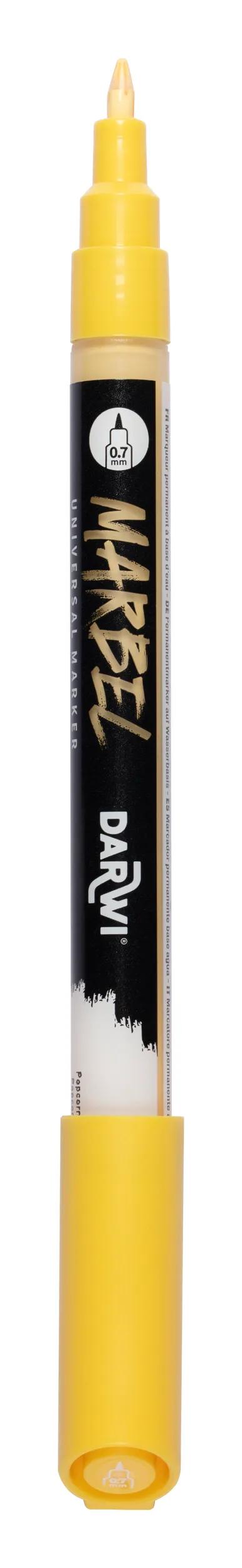 MARBEL Universal Marker Pointe Pointue Extra Fine 0.7mm - Popcorn 740 (Pack x6)