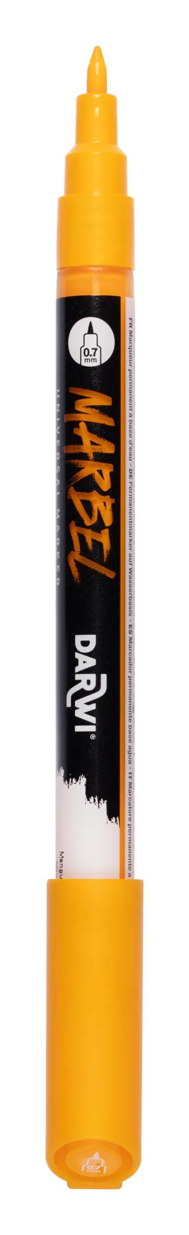 MARBEL Universal Point Marker Extra Fine 0.7mm - Mango 754 (Pack x6)