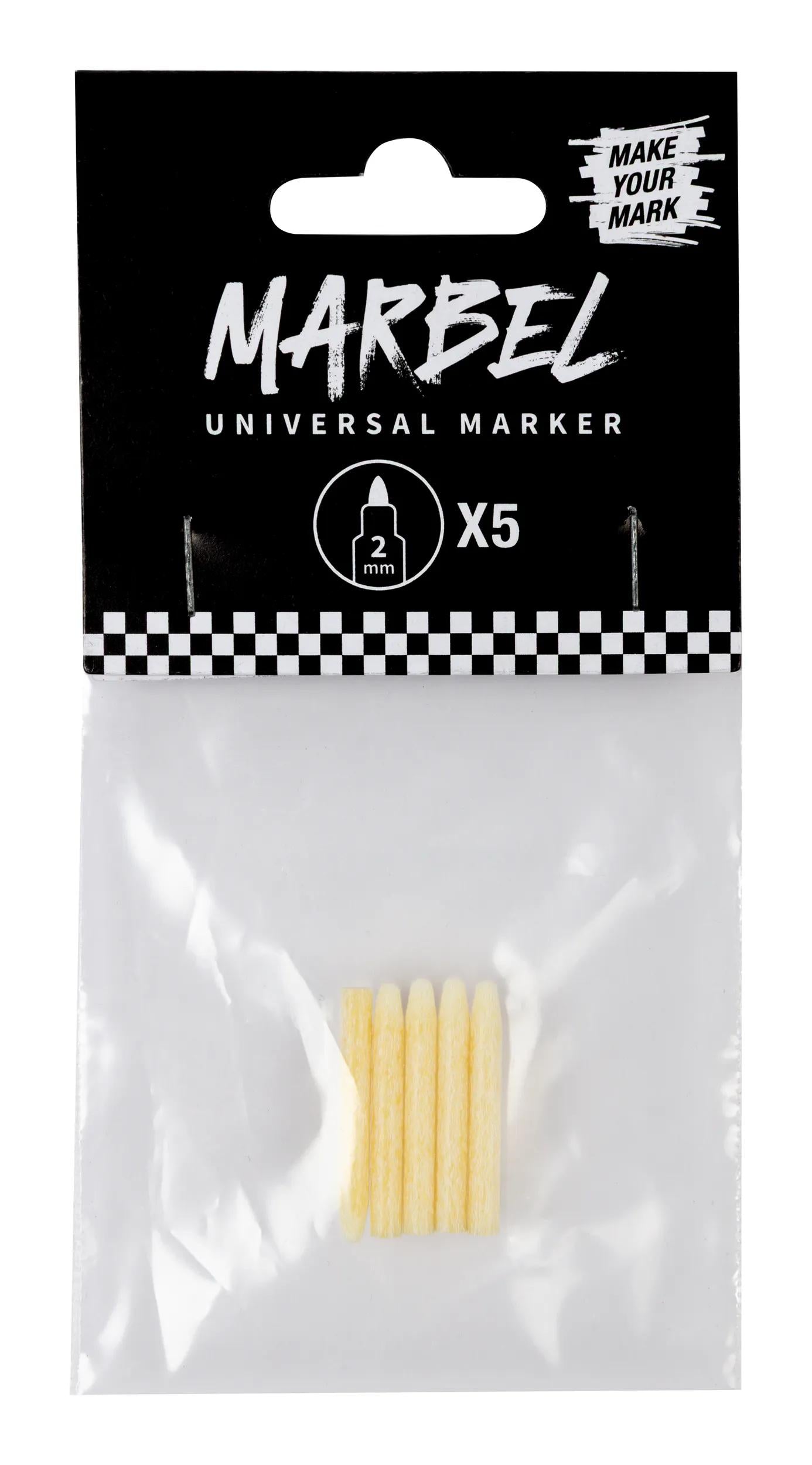 MARBEL Replacement points 2mm markers (5 pieces) (Pack x5)