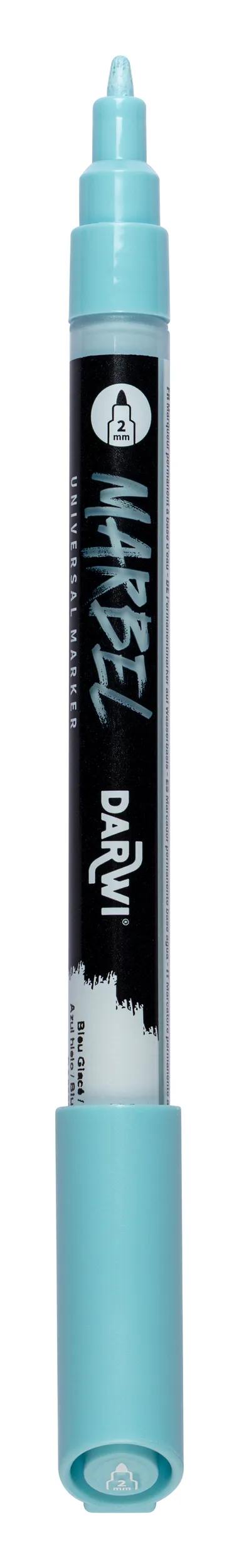 MARBEL Universal Marker Pointe Conique Fine 2mm - Ice Blue 230 (Pack x6)